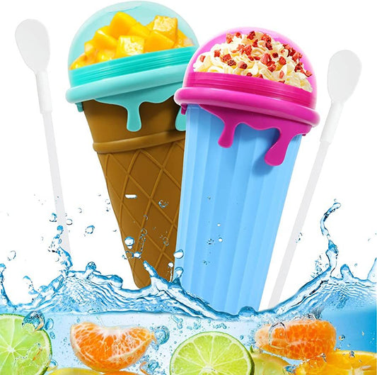 Gobelet à Granité 500 ml – Slushy Maker Rapide, Sorbetière Portable Été